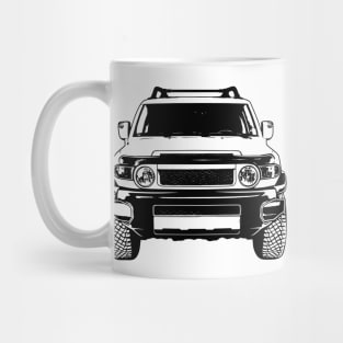 FJ Cruiser Sketch Art Mug